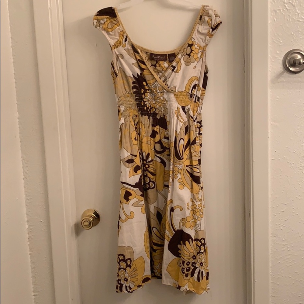 Geometrically patterned dress